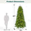 Sapin de Noël artificiel vert naturel-837190271
