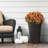 Tierra Verde 10" x 20" Sonata Rectangle Planter In Slate, Made from Rubber materials