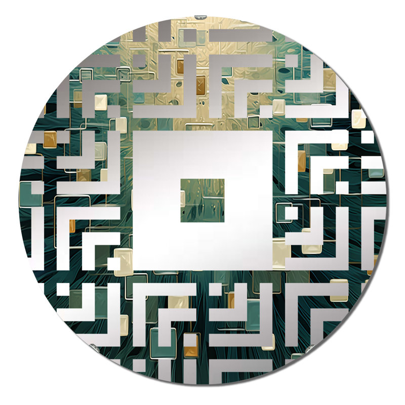 Idellar - Miroir mural carré, 31,4 po x 31,4 po