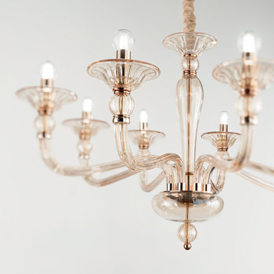 Danieli 6-Light Candle Style Chandelier