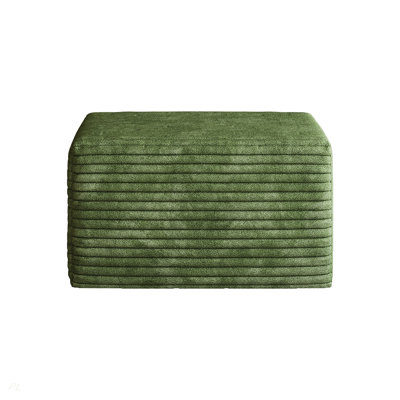 Sofa Ottoman ,No Assembly Required,(Plush Corduroy Fabric)