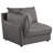 Black 5-Piece Modular Sectional Sofa