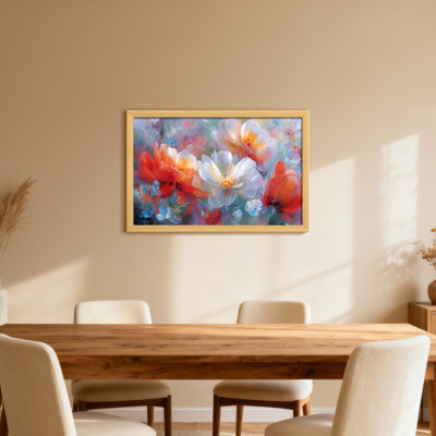 Plantes et fleurs, reproduction d'art sur toile