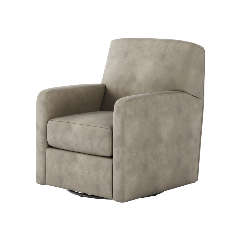 Fauteuil oscillant pivotant Balina Bindi, H 38 po x l 35 po x P 29 po, Galet Fresca