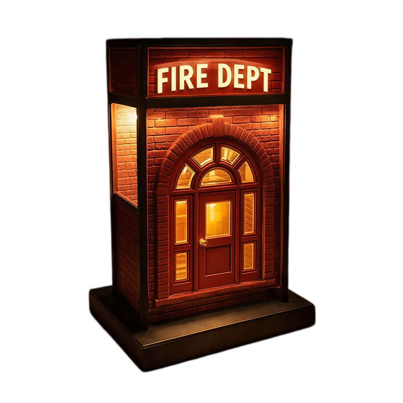 Lampe rétro Fire Dept