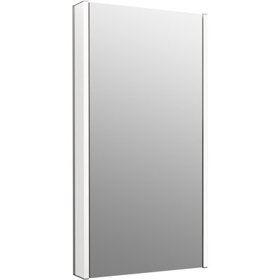 Maxstow Surface Mount Frameless Medicine Cabinet with LED Lighting