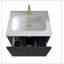 Meuble-lavabo flottant rayé en chêne noir brossé de 24 po avec lavabo en céramique blanche, meuble-lavabo une pièce sans drain, pré-assemblé-1410095149