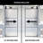 Divide 34" W x 74" H Fixed Framed Shower Screen with 3/8" Striped Glass-99084415