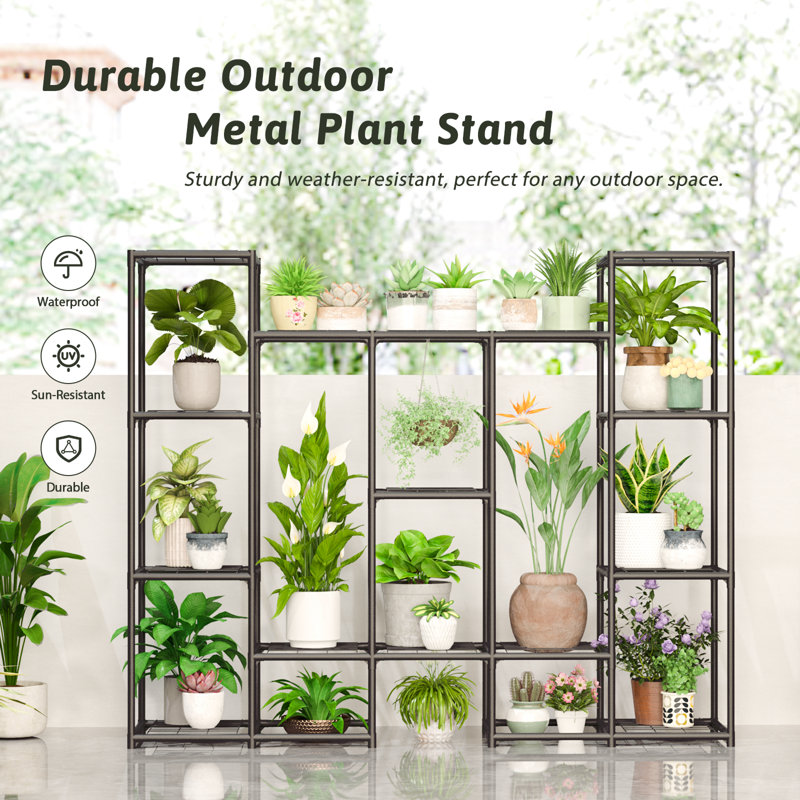 Grand support à plantes pour l'intérieur et l'extérieur