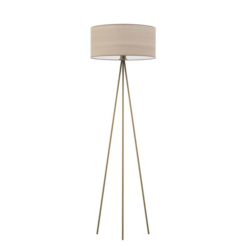 Chatham 157cm Tripod Floor Lamp, Beige, Gold