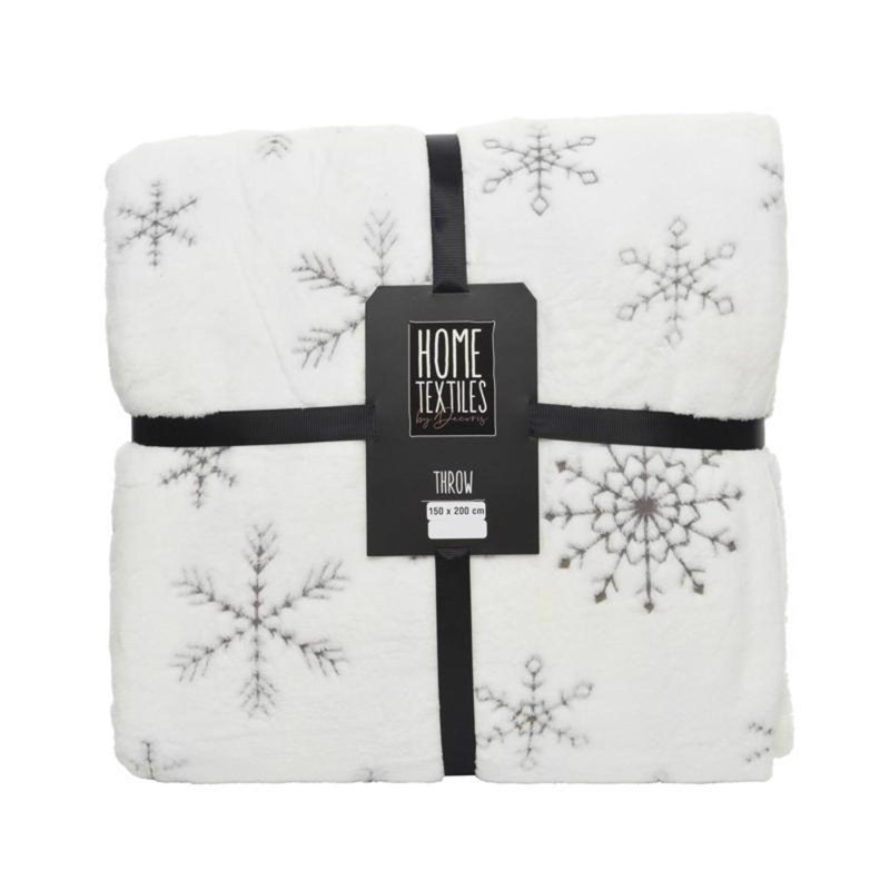 Snowflake Blanket 1 pk