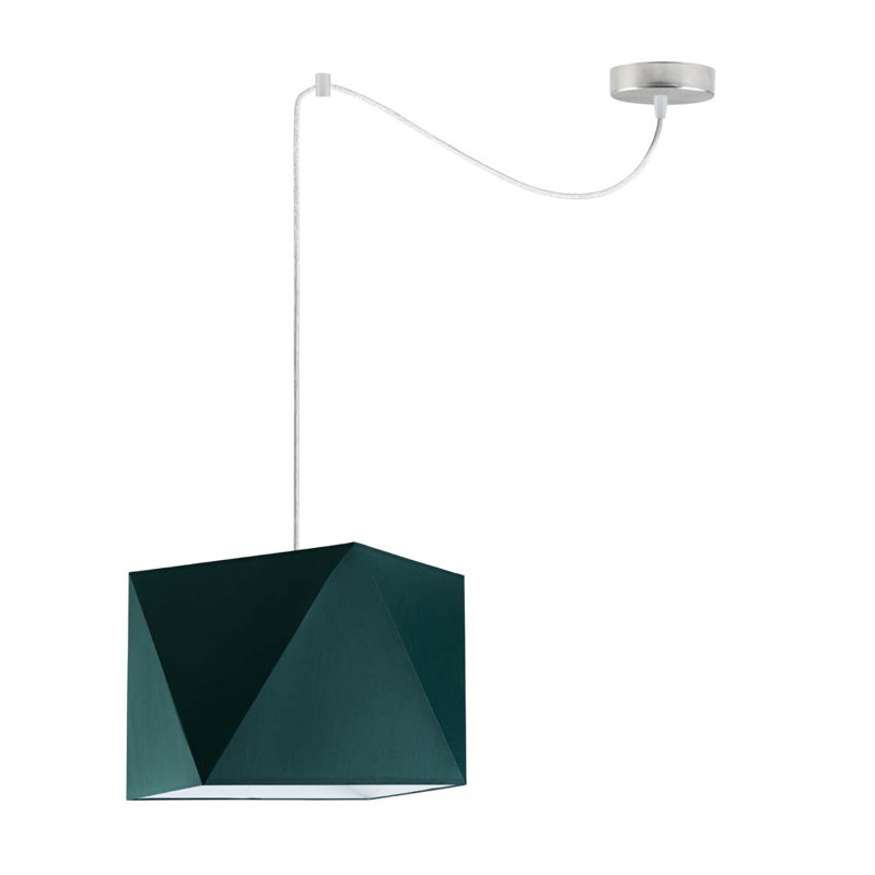 Byun 1 - Light Cluster Pendant, Green, Chrome