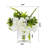 Ambleside 10 " Faux in Glass Vase