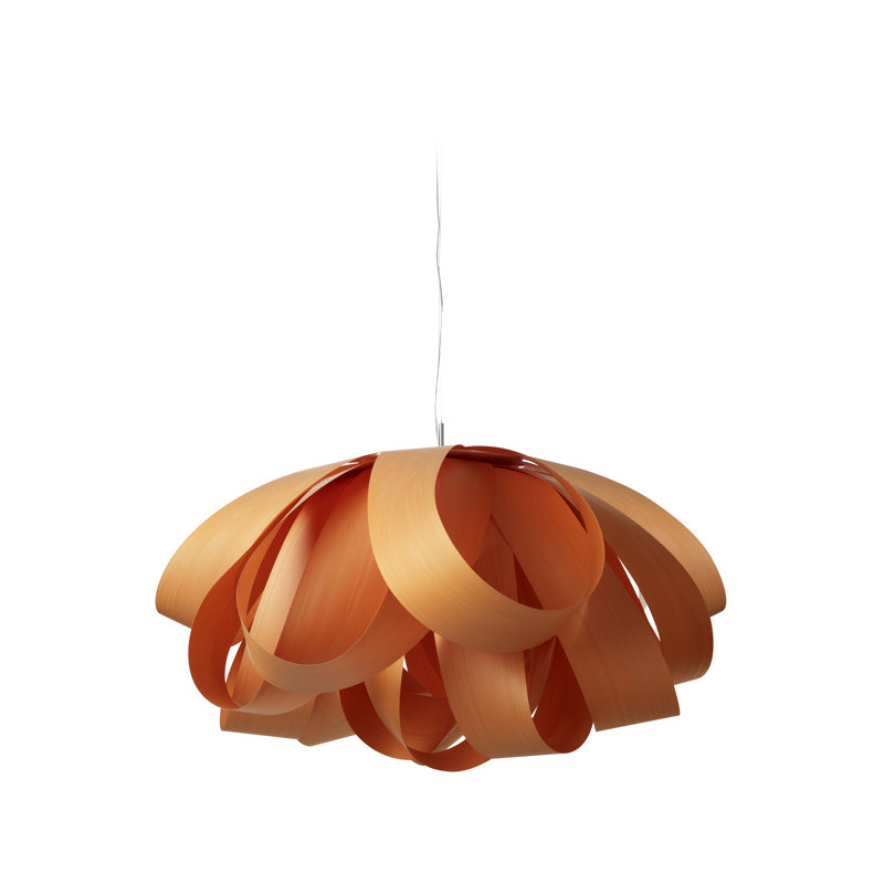 Agatha 1 - Light Pendant, Orange, E26 Base, 14.6" H x 30" W x 30.7" D