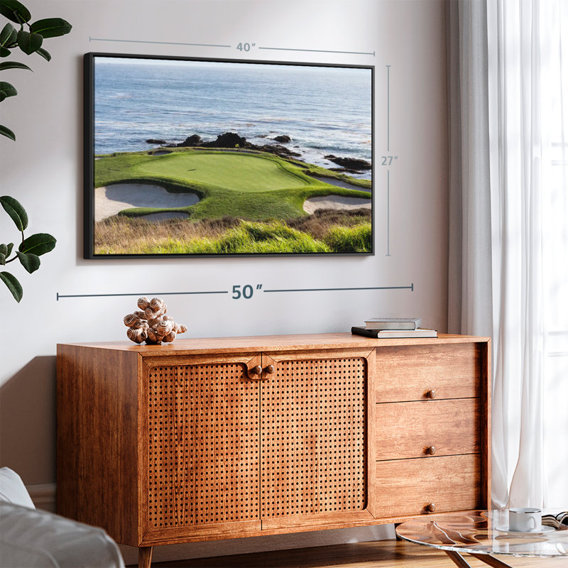 " Pebble Beach Golf Turf ", 40" H x 27" W