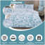 Blossom Duvet Cover Set with Pillowcases, Polycotton, High-Quality Lightweight Bedding, Single Double King & Superking-1228818073-1228818075