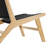 Saoirse Faux Leather Wood Accent Lounge Chair-100030976-100028711