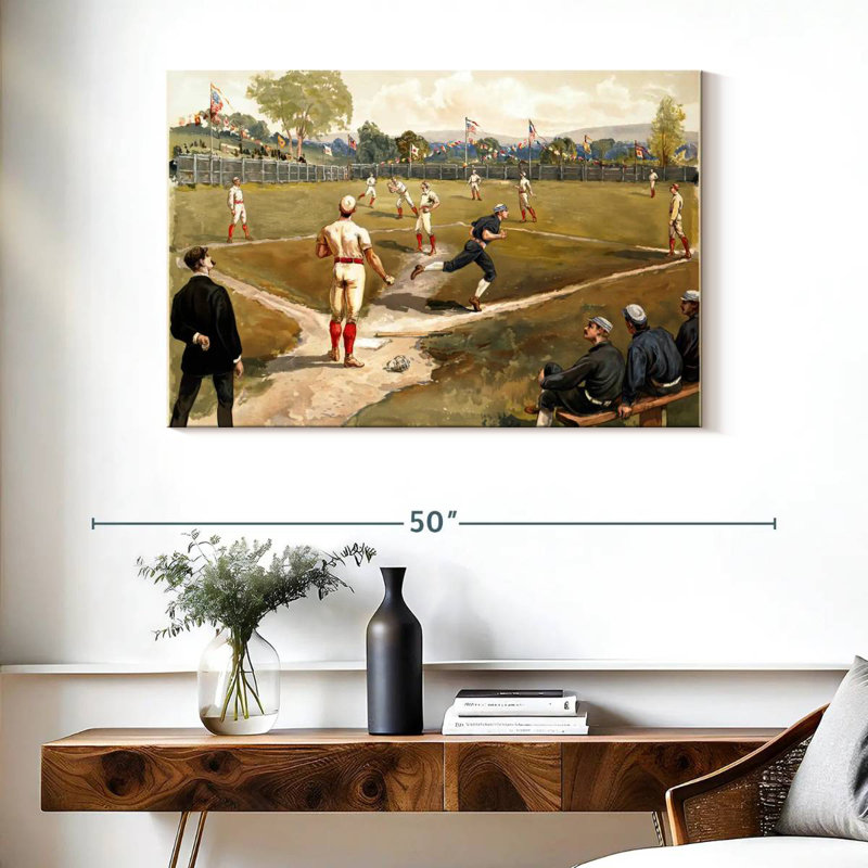 Sireci Baseball, 26" H x 39" W