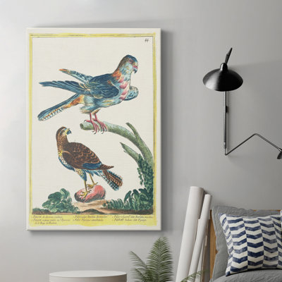 " Pastel Birds III " Painting Print