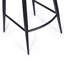 Upholstered Counter Stool with Metal Frame-2013280914