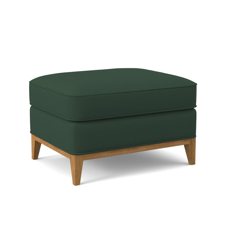 Sonoma Ottoman, Margaret Lagoon Polyester Blend, Amber