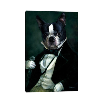 Bucky by Melinda Copper - Wrapped Canvas Print
