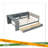 Wood Platform Bed With Storage Shelves, Drawers, Charging Station And Upholstered Headboard, Gray-1983897689
