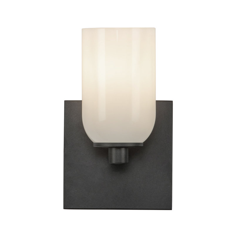 Nola 1 - Light Armed Sconce, Glossy Opal