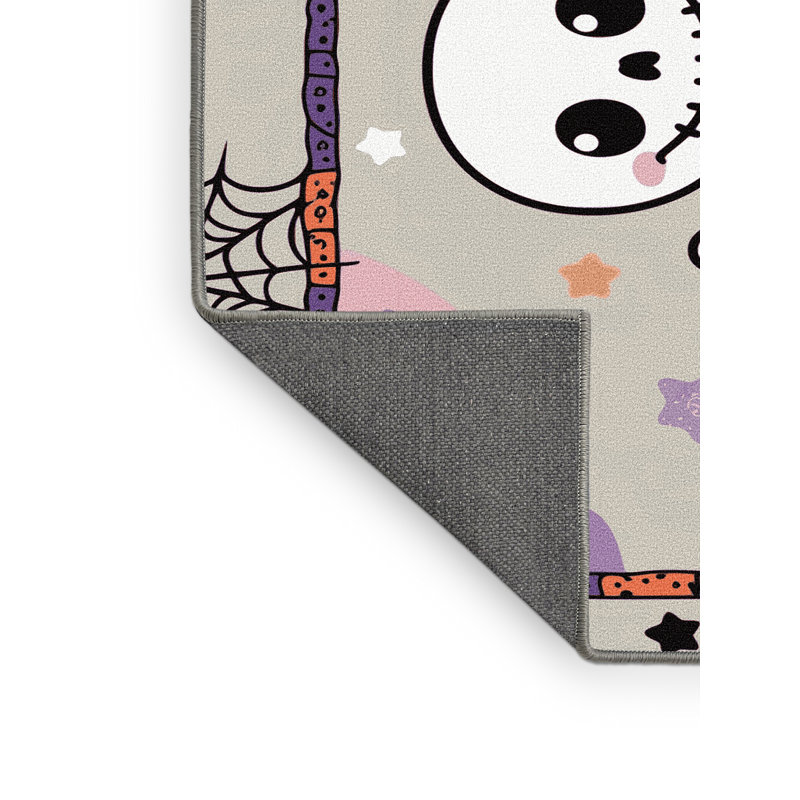 Tapis de vacances d'Halloween The Holiday Aisle®, Tapis de couloir 2 pi x 4 pi