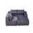 Boneless Modular Vacuum-Compressed Dark Gray Sofa