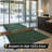 Mayberry Rug Weather Guard Door Mat, Made in the USA, Heavy Duty Entrance Mats, Commercial Office Doormat, Waterproof, Vinyl Backing, Boot Scraper, Green 3'x4'-119783200
