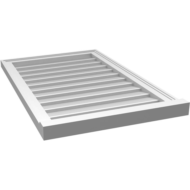 Cadre de seuil Brickmould, brun clair apprêté, H 34 po x l 22 po x P 2 po