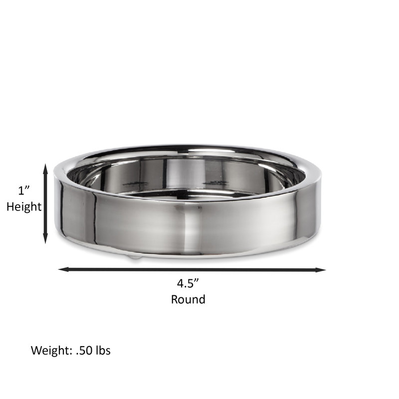 Stainless Steel Minimalist Round Soap Dish