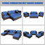 6 - Person Patio Conversation Set with Cushions-2055410693