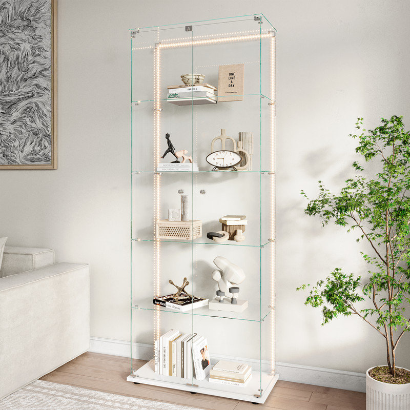 Display Cabinet, White