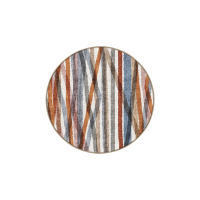 Fiordalisa Hand Loomed Washable Abstract Indoor Rug