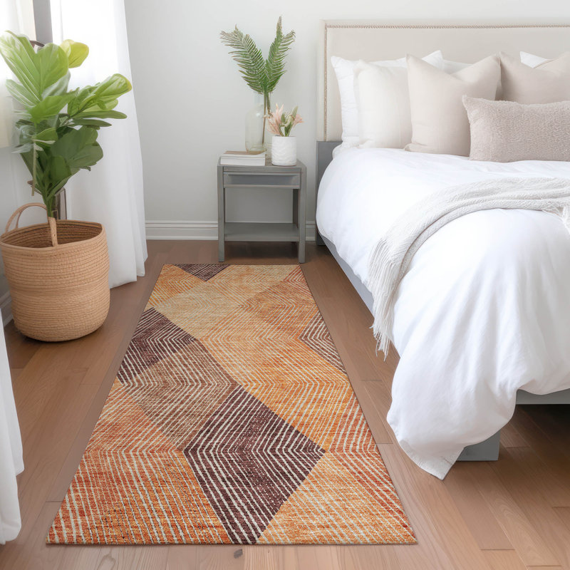 Tapis Aquaisha avec envers antidérapant, Tapis de couloir 2 pi 3 po x 7 pi 6 po
