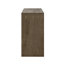Modern Paulownia Solid Wood Veneer Console Table - Unique Striped Design For Foyer/living Room-1648780587