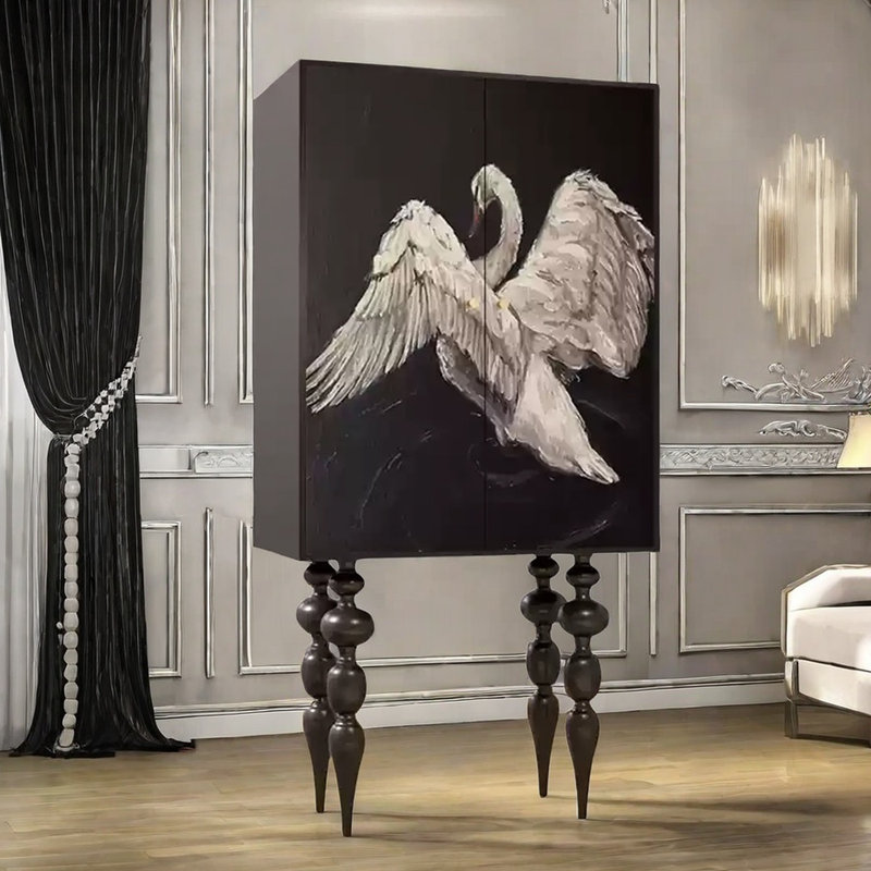 Armoire d'appoint en bois massif