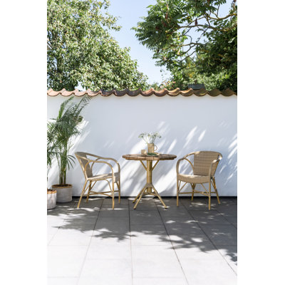 Chaise de salle à manger d'extérieur Madeleine