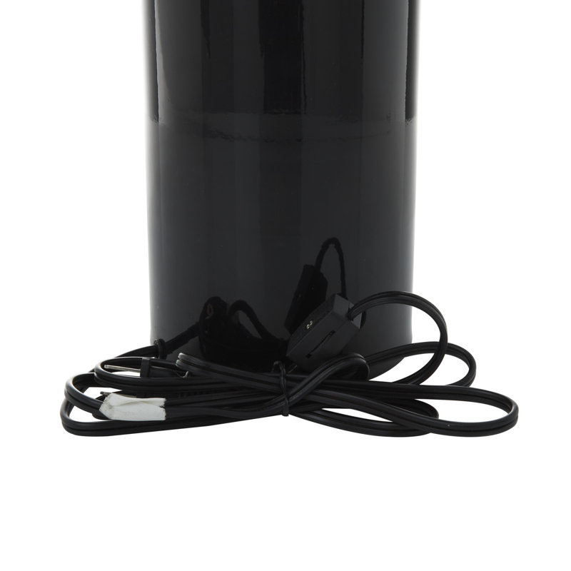 Lampe de table, H 21,90 po x l 13,80 po x P 13,70 po, Noir