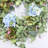 Handcrafted Faux 24'' Eucalyptus Grapevine Hydrangea Front Door Wreath