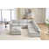115.8'' 6-Piece Chenille Upholstered Modular Sectional With Ottoman