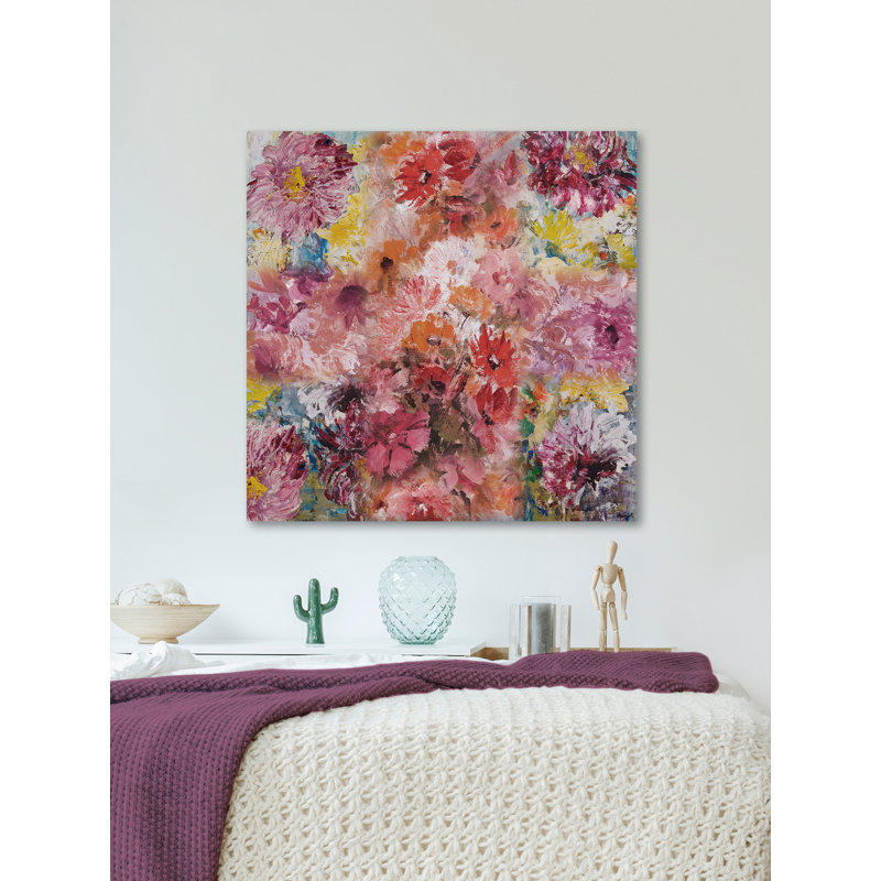 Spring Beauties - Wrapped Canvas Print, 24" H x 24" W x 1.5" D
