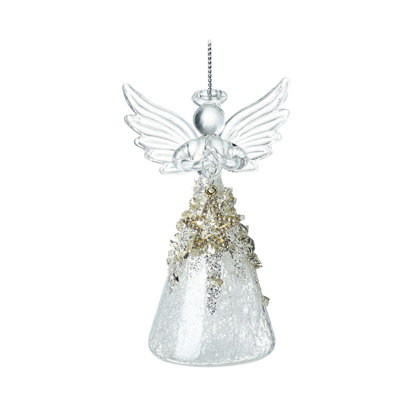 9cm Glass Hanging Figurine Ornament