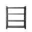 Support de rangement réglable en métal robuste pour entrepôt 4000lbs 69h x 59w 23.6d avec 4 tablettes verticales