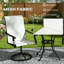 Ensemble de 2 chaises d'extérieur, chaises pivotantes-532492365