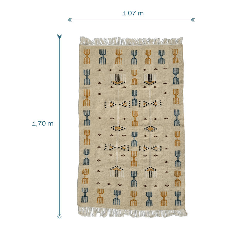 Larae Hand Woven 107cm X 170cm Area Rug