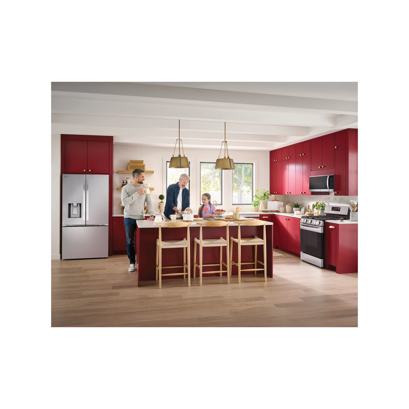 LG 1.8 cu. ft. 30 in. W Smart Over the Range Microwave Oven with EasyClean in PrintProof Stainless Steel 1000-Watt