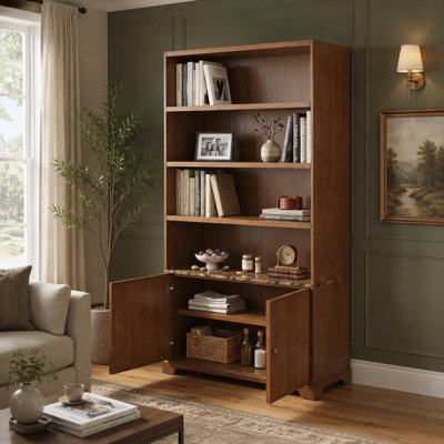 Armoire de rangement avec bibliothèque 91,1 po